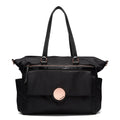 Waver Baby Bag - Black Rose Gold