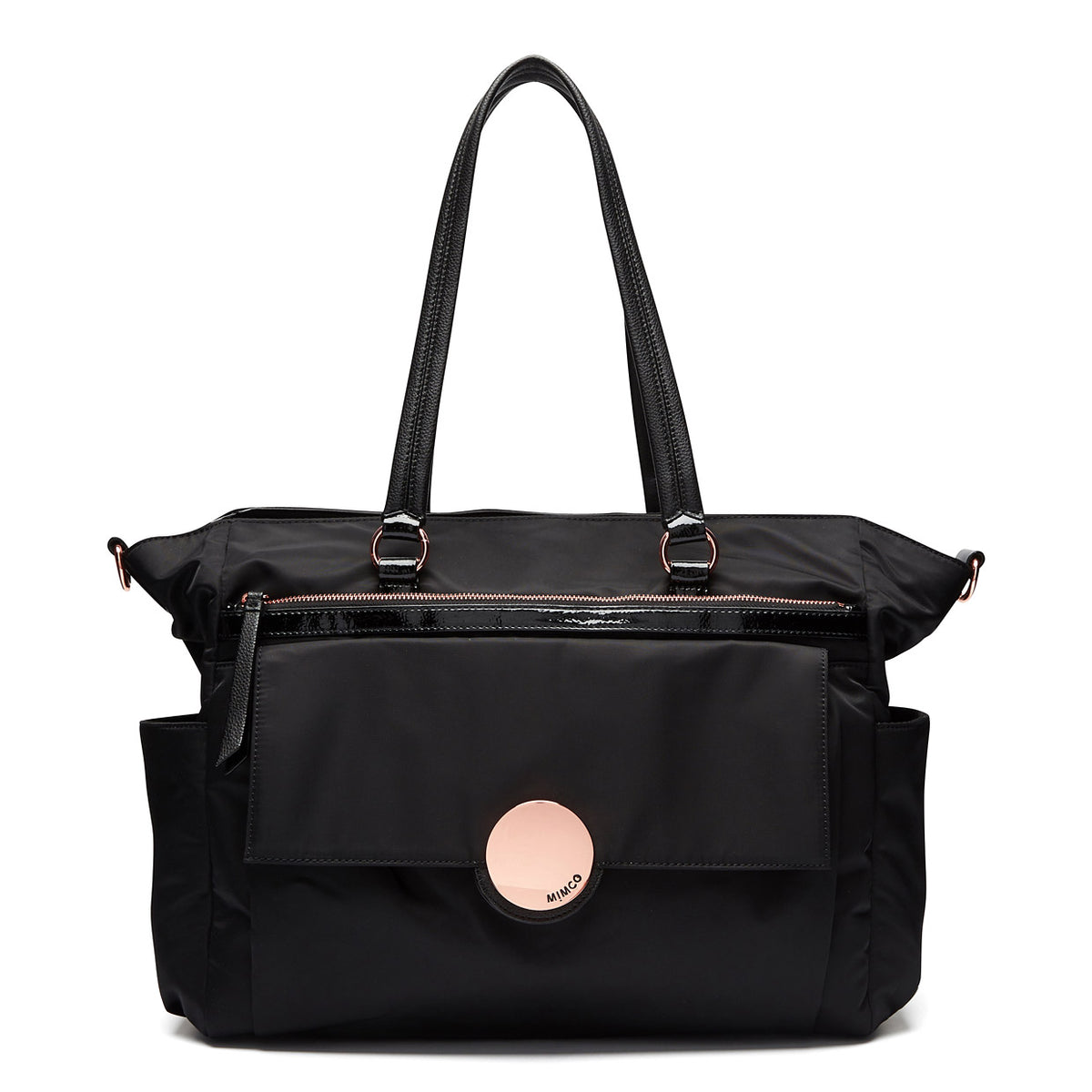 Waver Baby Bag - Black Rose Gold
