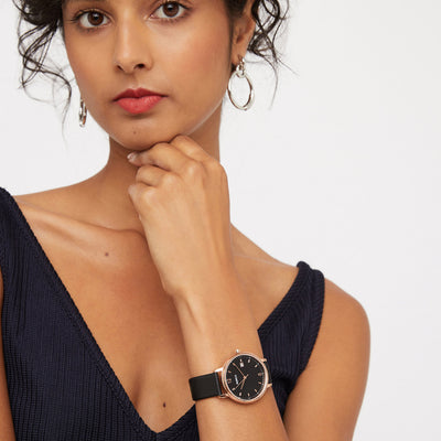 INFINITY TIMEPEACE - Black Rose Gold