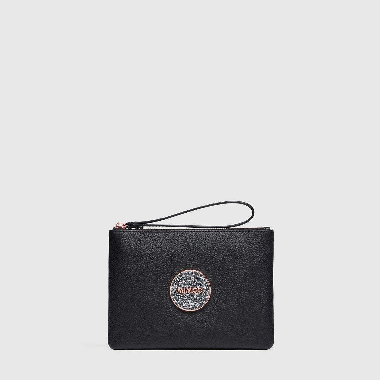 Bliss Medium Pouch - Black Rose Gold