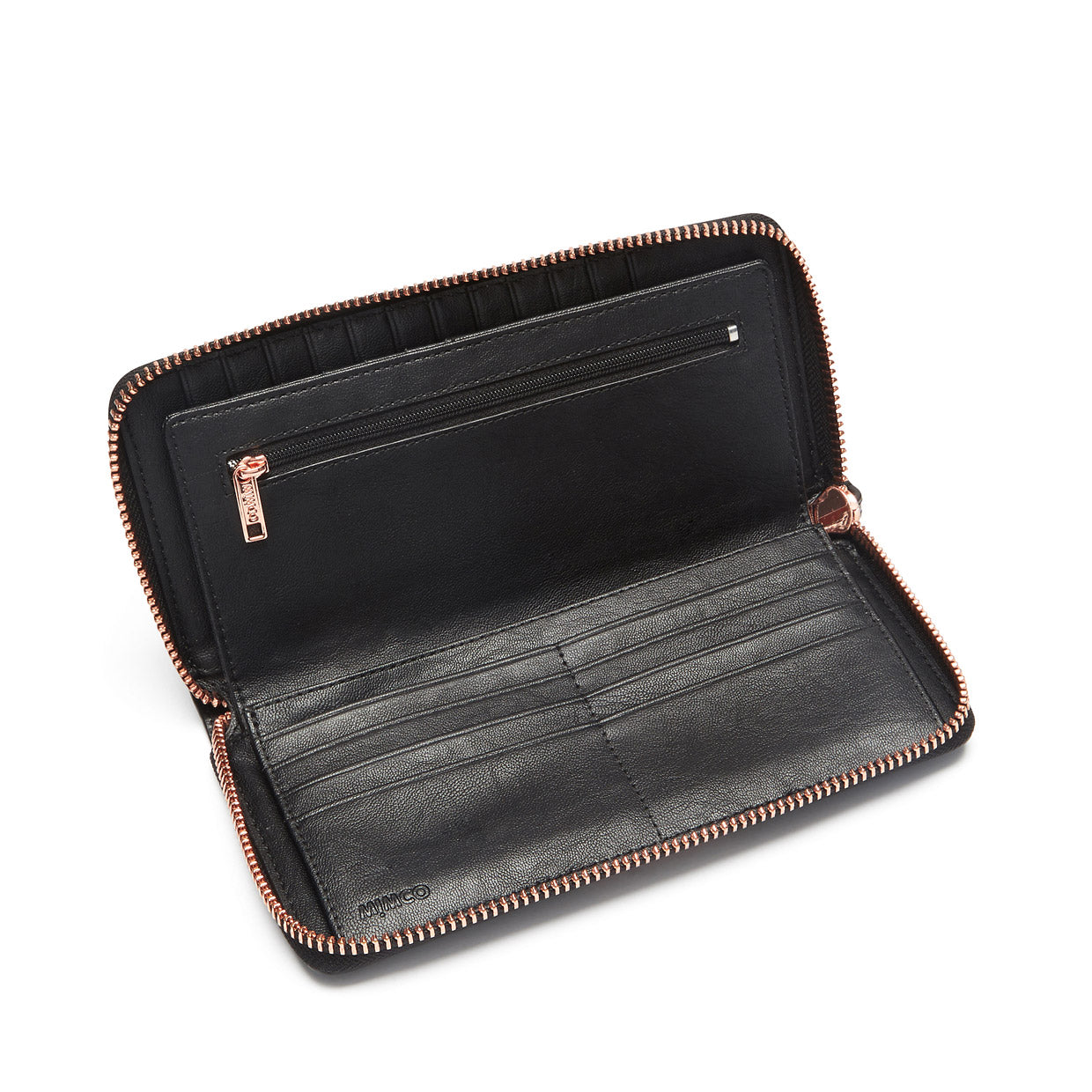 SENTIMENT EXTRA LARGE WALLET - Black Rose Gold