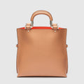 FLIP SIDE MINI TOTE BAG - Caramel