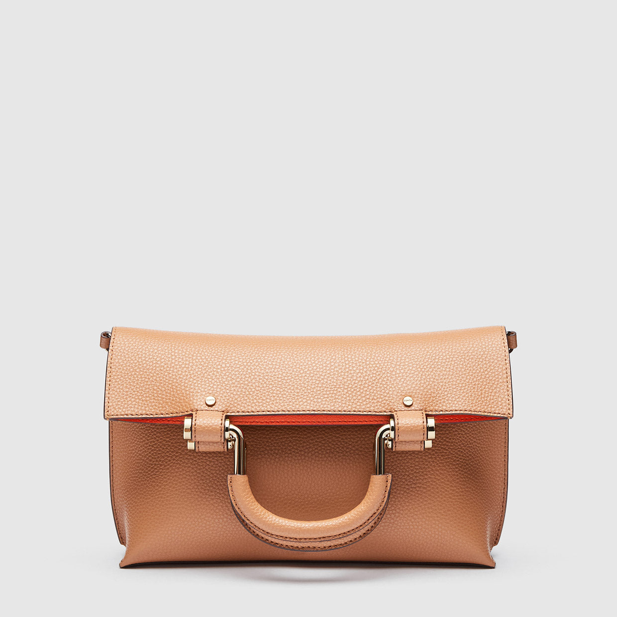 FLIP SIDE MINI TOTE BAG - Caramel