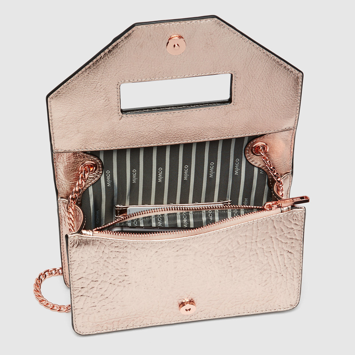 TRINITY CLUTCH - Rose Gold