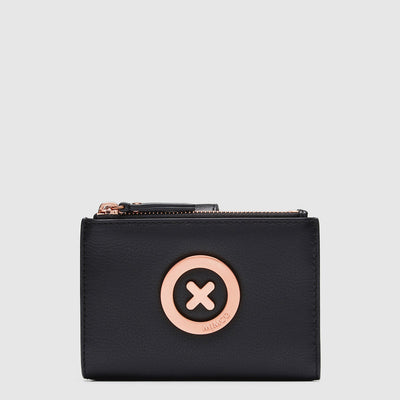 SUPER DUO SMALL WALLET - Black