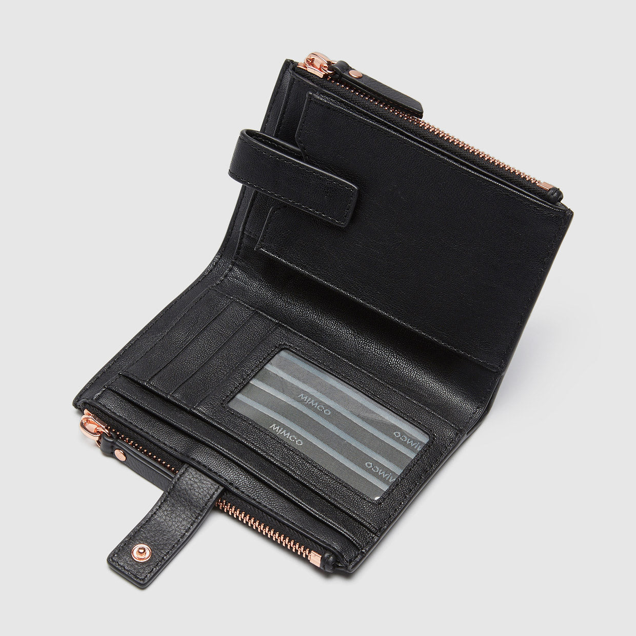 SUPER DUO SMALL WALLET - Black