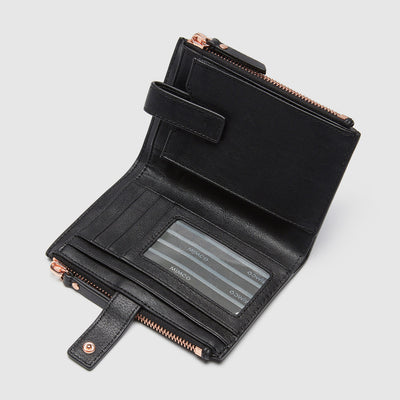 SUPER DUO SMALL WALLET - Black