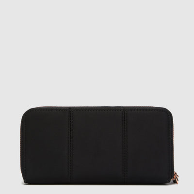 VISTA LARGE WALLET - Black Rose Gold