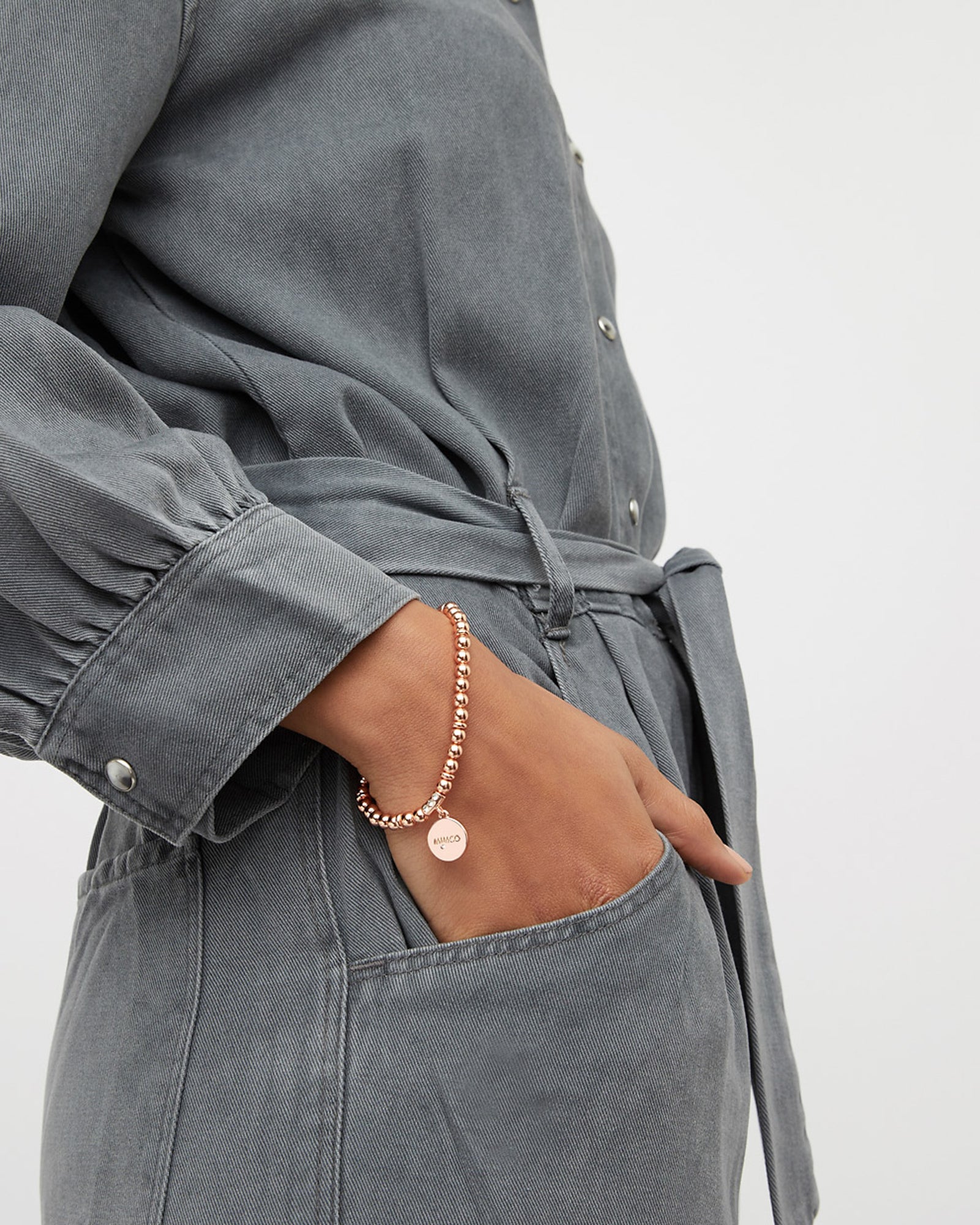 Ingot Bracelet - Rose Gold
