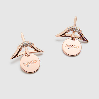 ARCUS DROP EARRINGS - Rose Gold
