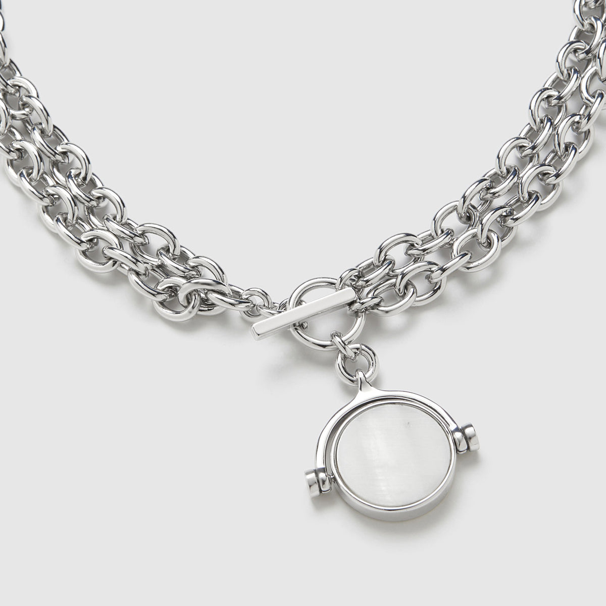 Flipside Pendant - Pearl