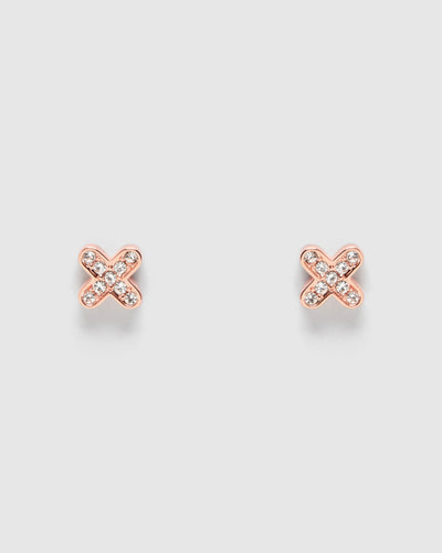 Daydream Stud Earrings - Rose Gold