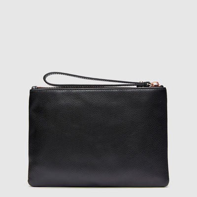 TURNLOCK MEDIUM POUCH - Black Rose Gold