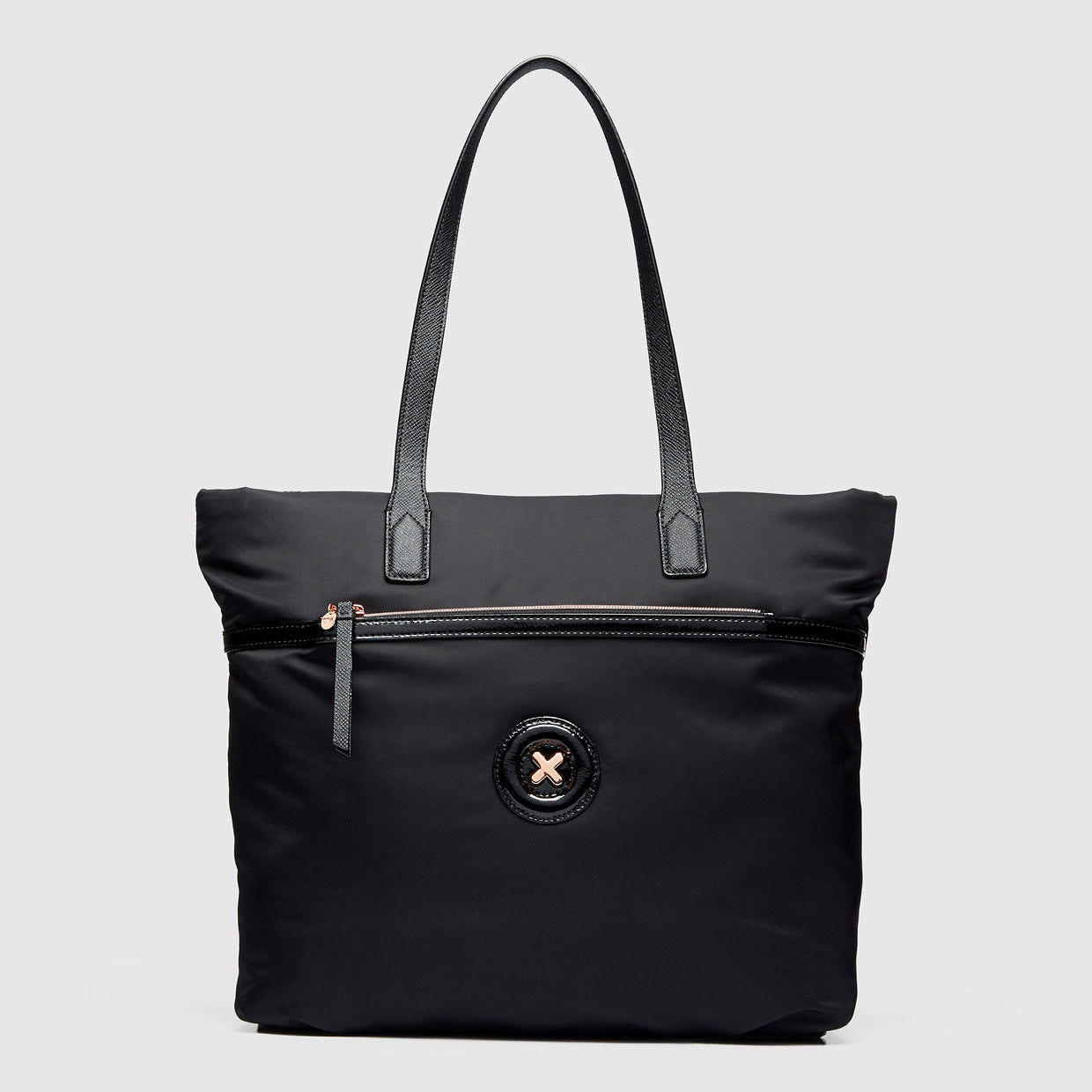 DAYDREAM NORTH SOUTH TOTE BAG - Black Rose Gold