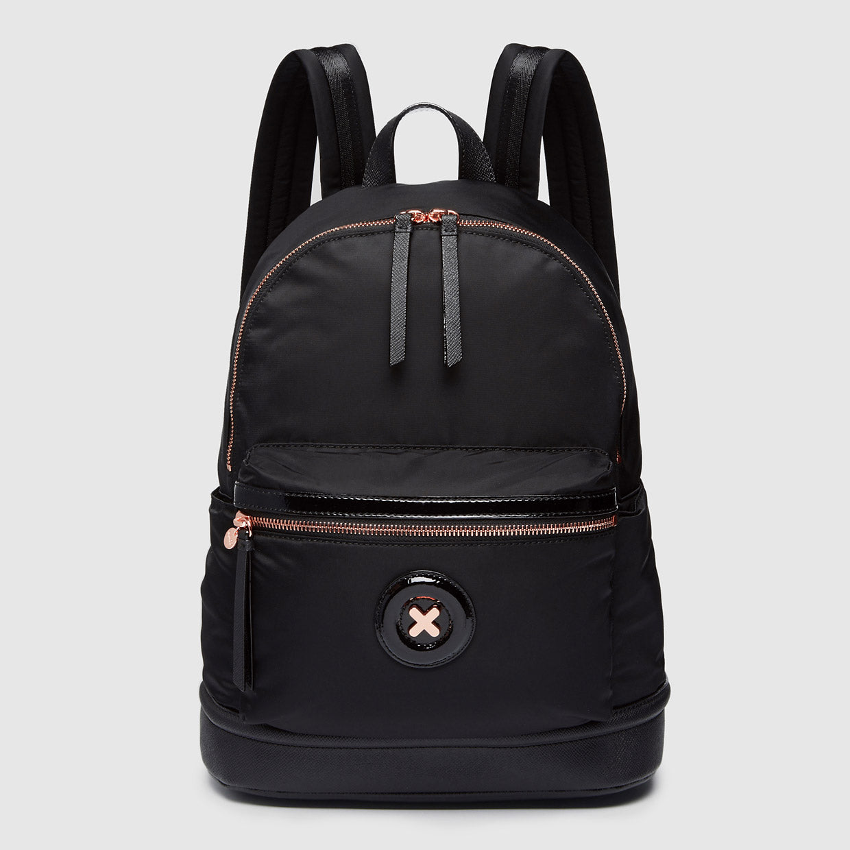 Daydream Zip Backpack - Black Rose Gold