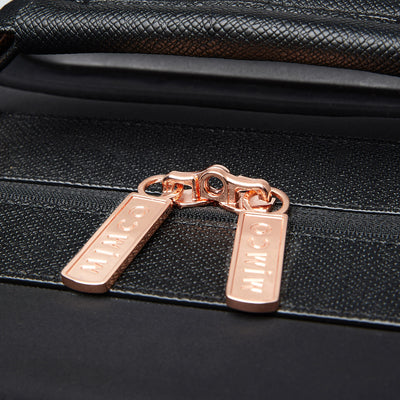 VISTA SUITCASE - Black Rose Gold