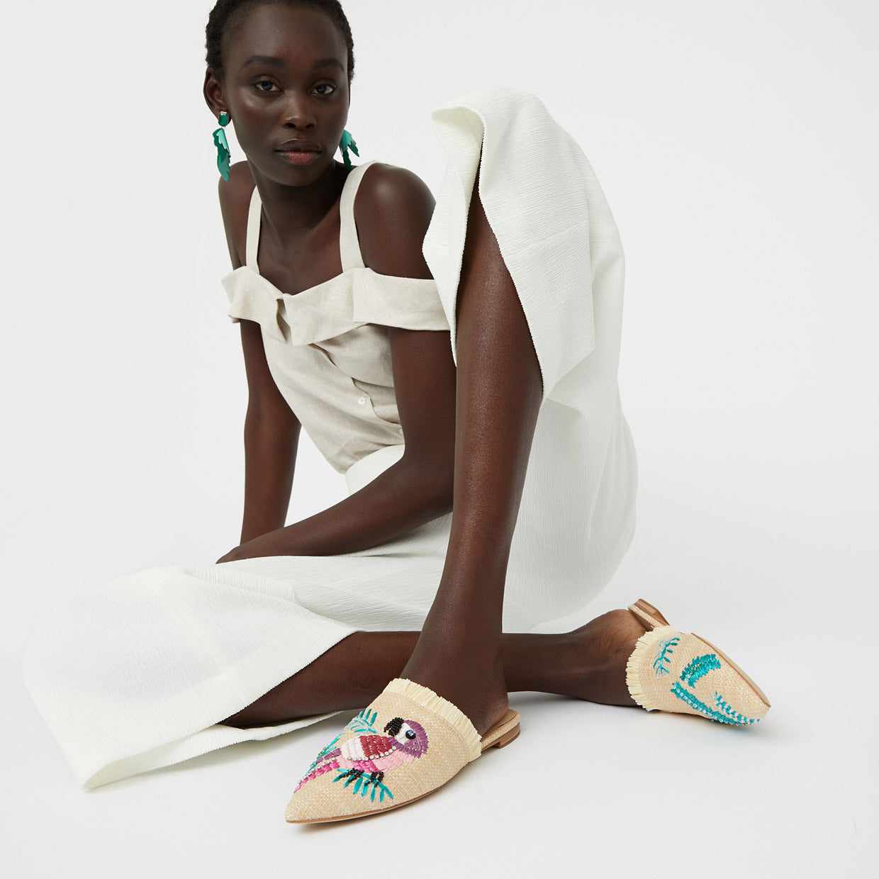 AVIATE SLIPPER SLIDES - Natural