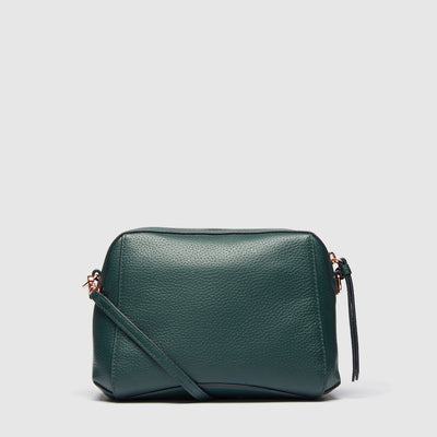LEATHER FANTASY CROSS BODY BAG - Forte Green