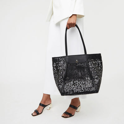 VISTA TOTE BAG - Script Print