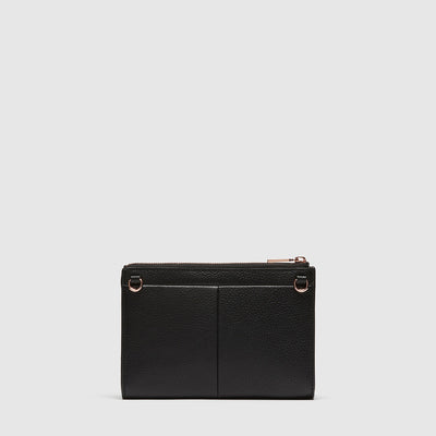 Everly Medium Pouch - Black Rose Gold