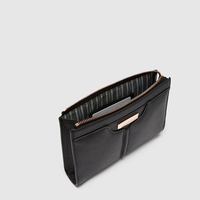 Everly Medium Pouch - Black Rose Gold