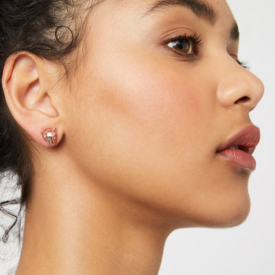 PROWESS STUD EARRING - Rose Gold