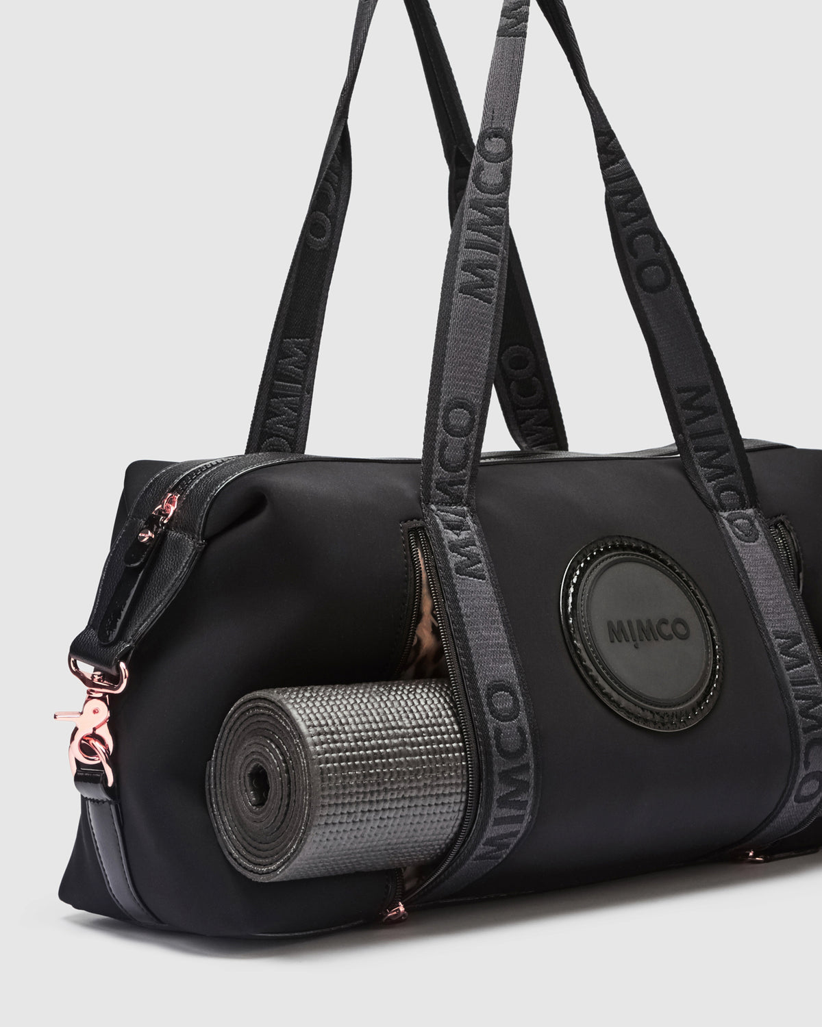 Serenity Gym Bag - Black Rose Gold