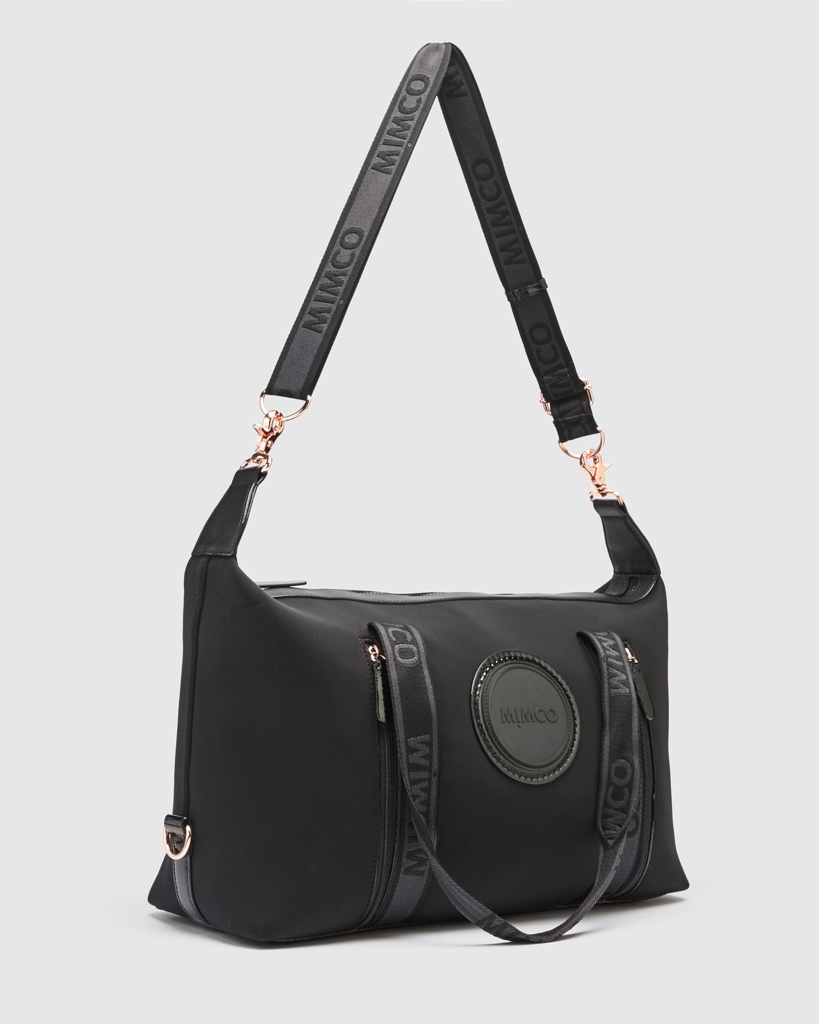 Serenity Gym Bag - Black Rose Gold