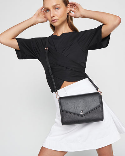 D-VINE CROSSBODY BAG - Black Rose Gold