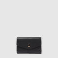 D-VINE MEDIUM WALLET - Black Rose Gold