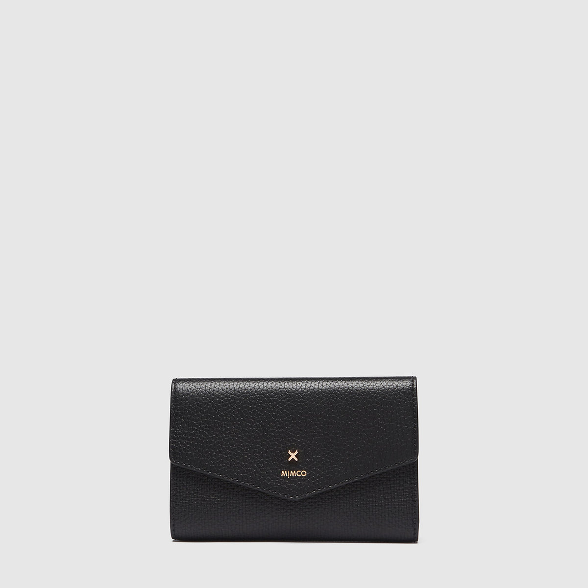 D-VINE MEDIUM WALLET - Black Rose Gold