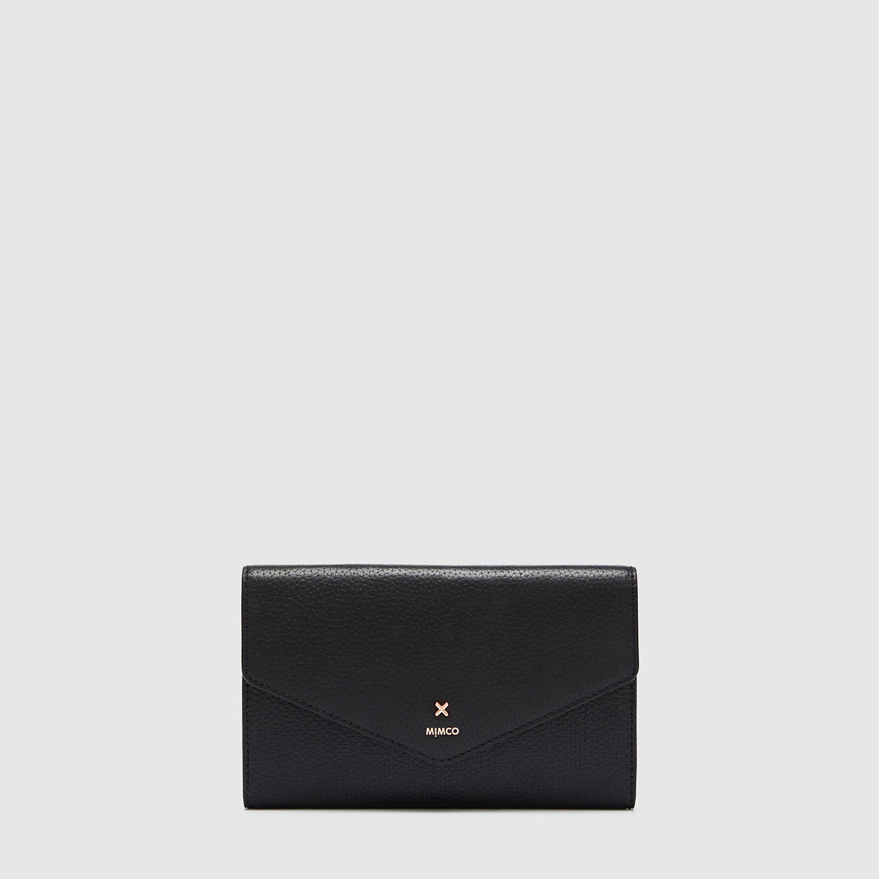 D-Vine Travel Wallet - Black Rose Gold