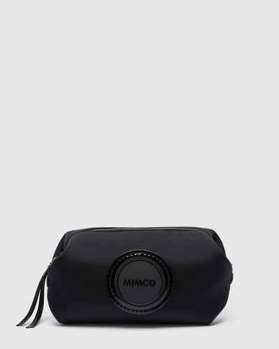 Serenity Large Cosmetic Bag - Black Rose Gold