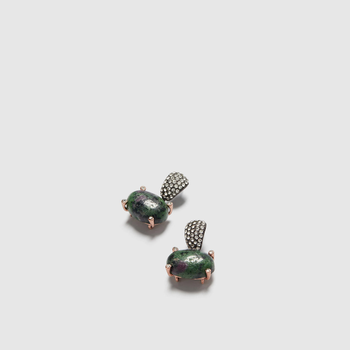 captive statement earrings - Multicolour
