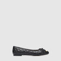 PIXIE BALLET FLATS - Black
