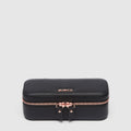 Classico Slim Jewellery Box - Black Rose Gold