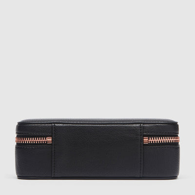 Classico Slim Jewellery Box - Black Rose Gold