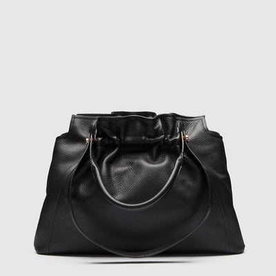 Bloom Tote Bag - Black Rose Gold