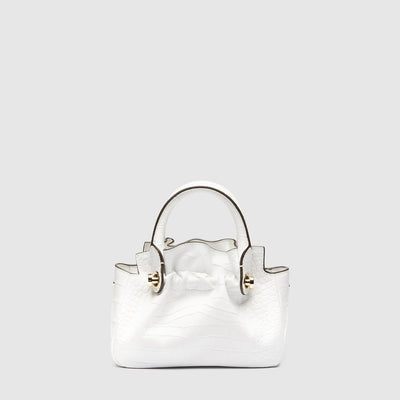 Bloom Micro Tote Bag - White