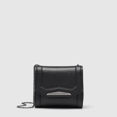majesty evening bag - Black Gunmetal