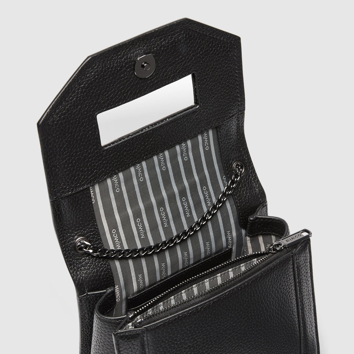 majesty evening bag - Black Gunmetal