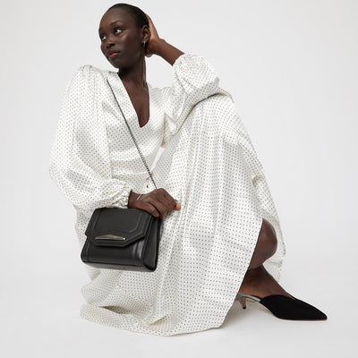 majesty evening bag - Black Gunmetal