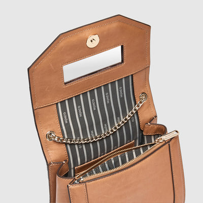 majesty evening bag - Caramel