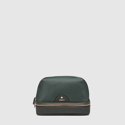 vista brush small cosmetic case - Tarragon