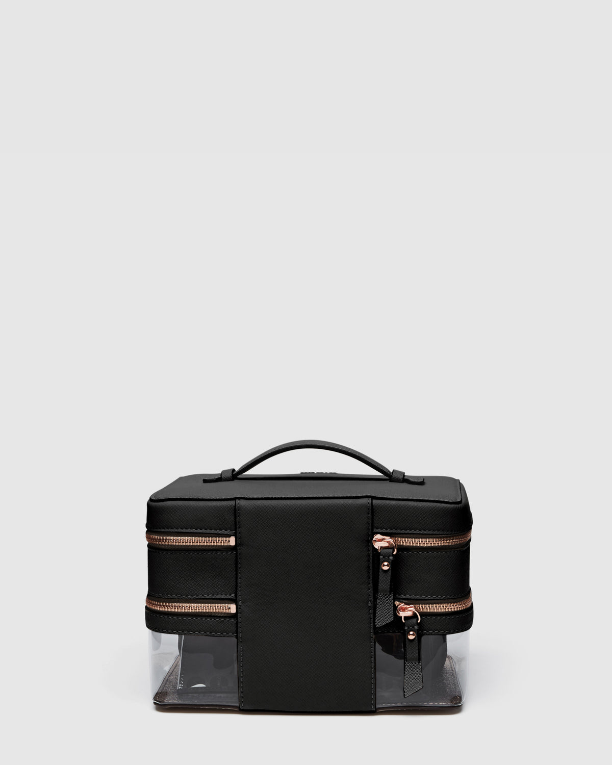 Classico Large Cosmetic Bag - Black Rose Gold