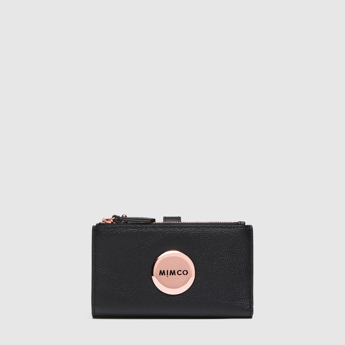 mim duo large wallet - Black Rose Gold