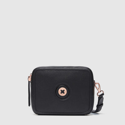 Mim-Mazing Cross Body - Black Rose Gold