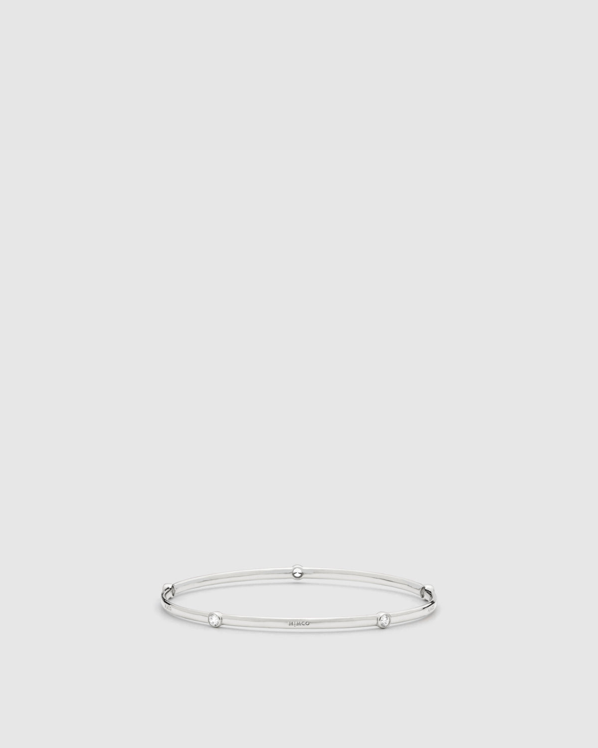 rotate sterling silver bangle - Silver