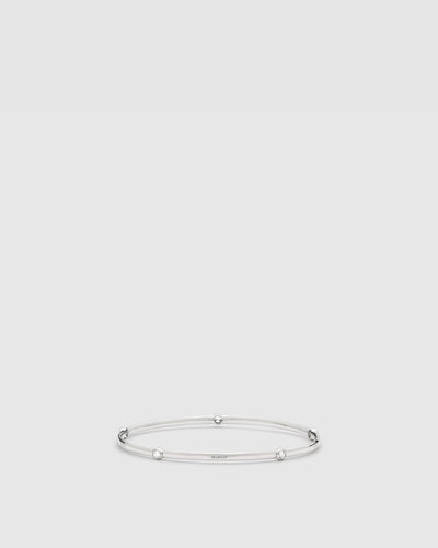 rotate sterling silver bangle - Silver