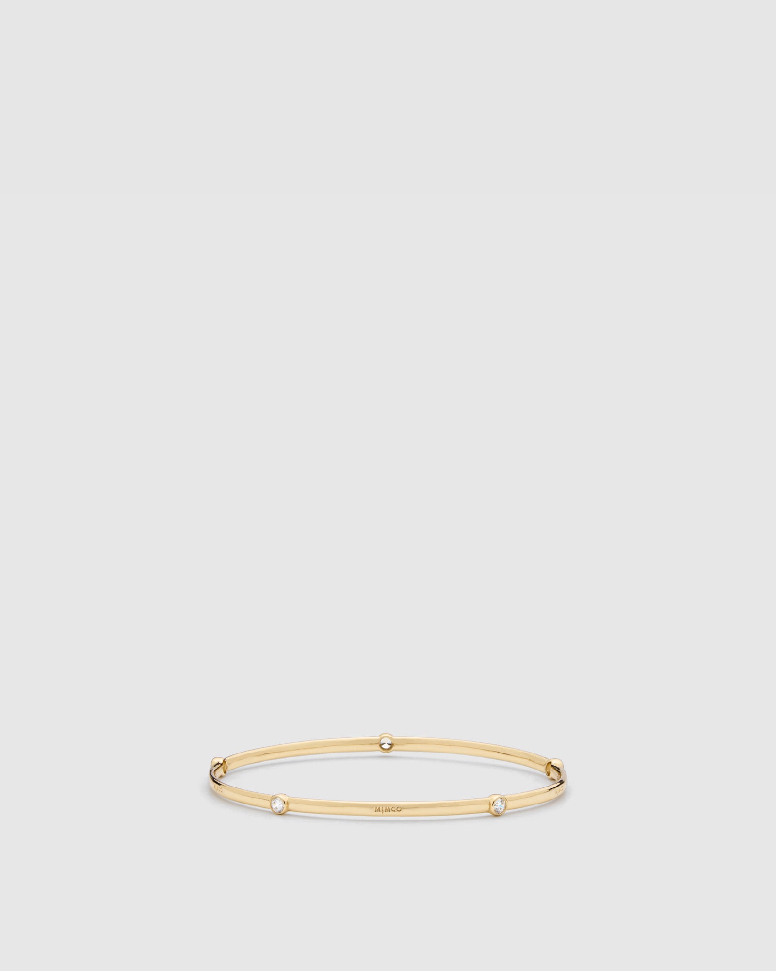 rotate sterling silver bangle - Gold
